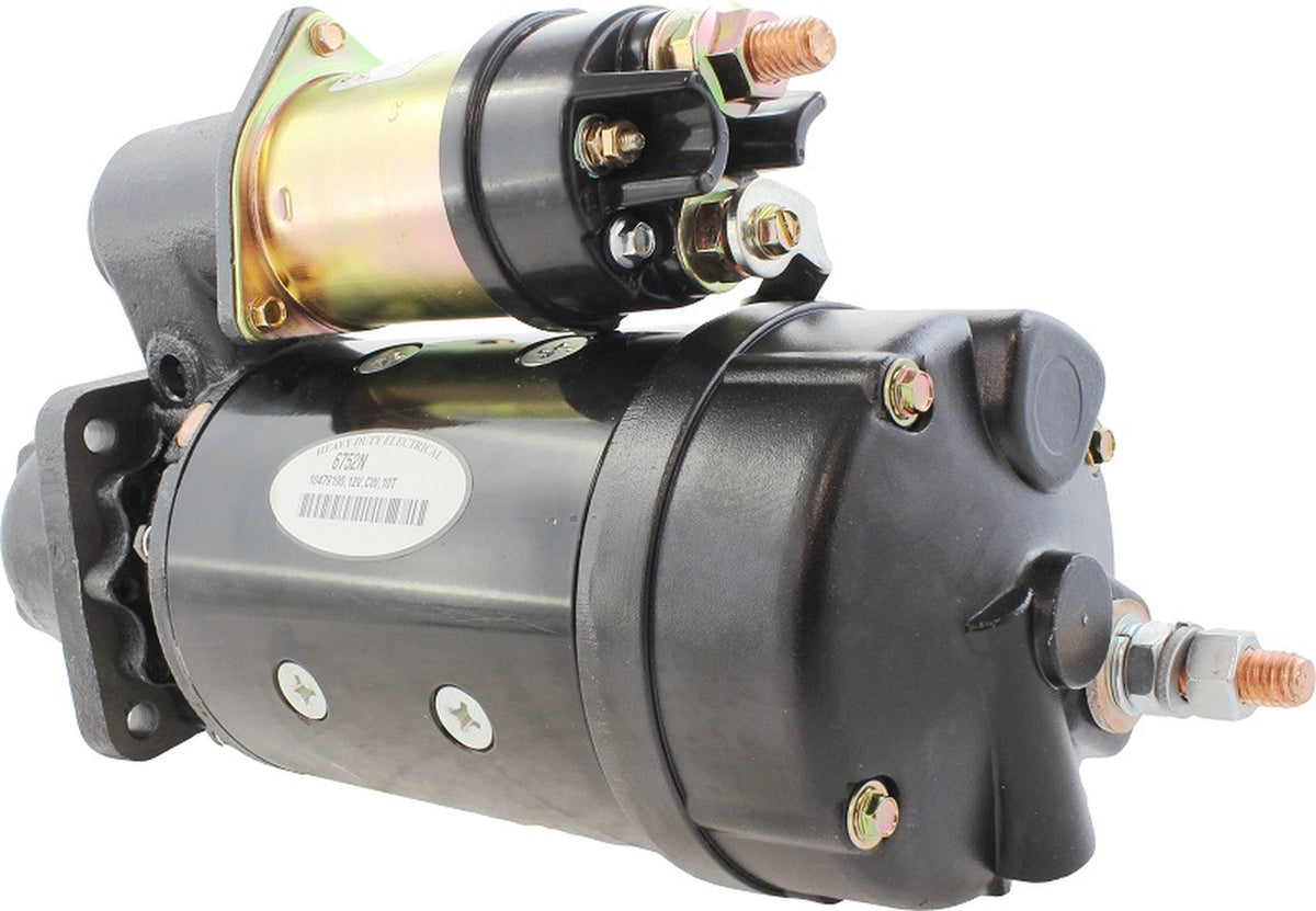 12V starter 6752 for Sterling, Ford, Freightliner, replaces XC45-11000-AA, 10461298, 10479195, 10479305