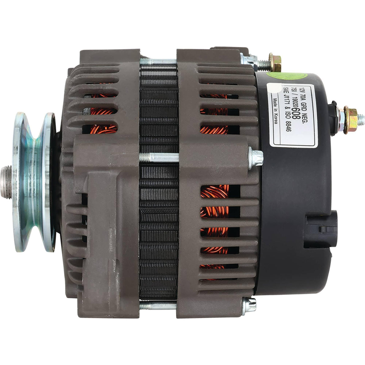 Genuine Delco Remy alternator 19020608 for 5.0L, replaces 20115016TBA, RA097007, 19020606, 19020617