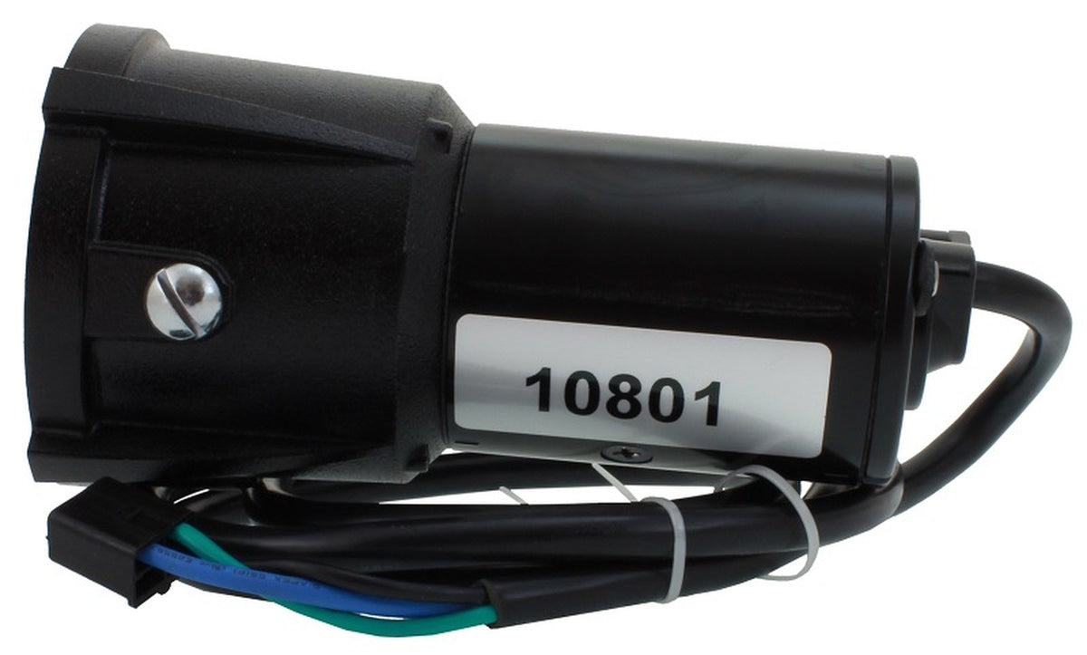 Evinrude style 12V tilt trim motor 10801, replaces ESQ4009S, 8M6007528, 172543, ESQ4007-1