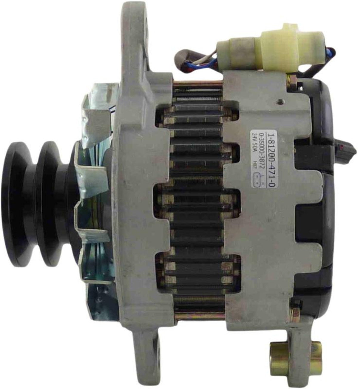24V alternator 12449 for Hitachi, John Deere, Kobelco, replaces 0-35000-3872, 4454118, 1812004710, 8970466950