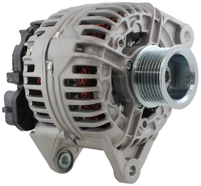 Bosch Style Alternator for New Holland, Case, Kobelco 2002-2017, Replaces 860810, 0 124 555 005, 0 986 045 160, 4892318, LRA02535