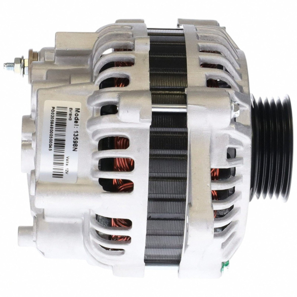 12V alternator 13598, replaces A003T12391, 334-1243, A3T12391, MD324756