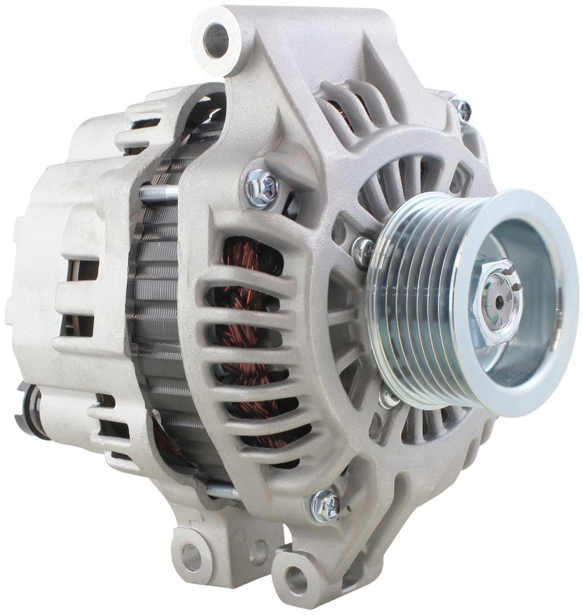 12V alternator 13966 for L4 2.0L, replaces A002TB7591, A002TC0691, A005TB7591, 31100-PND-004