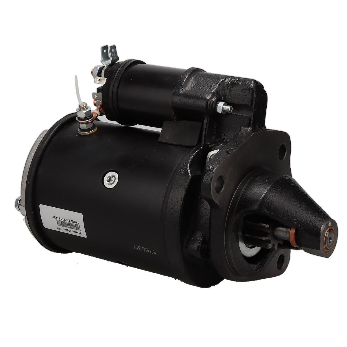 12V starter 17653 for Perkins AD4.203, replaces 27582B, 26025124, LRS00301, 1868-283-M2