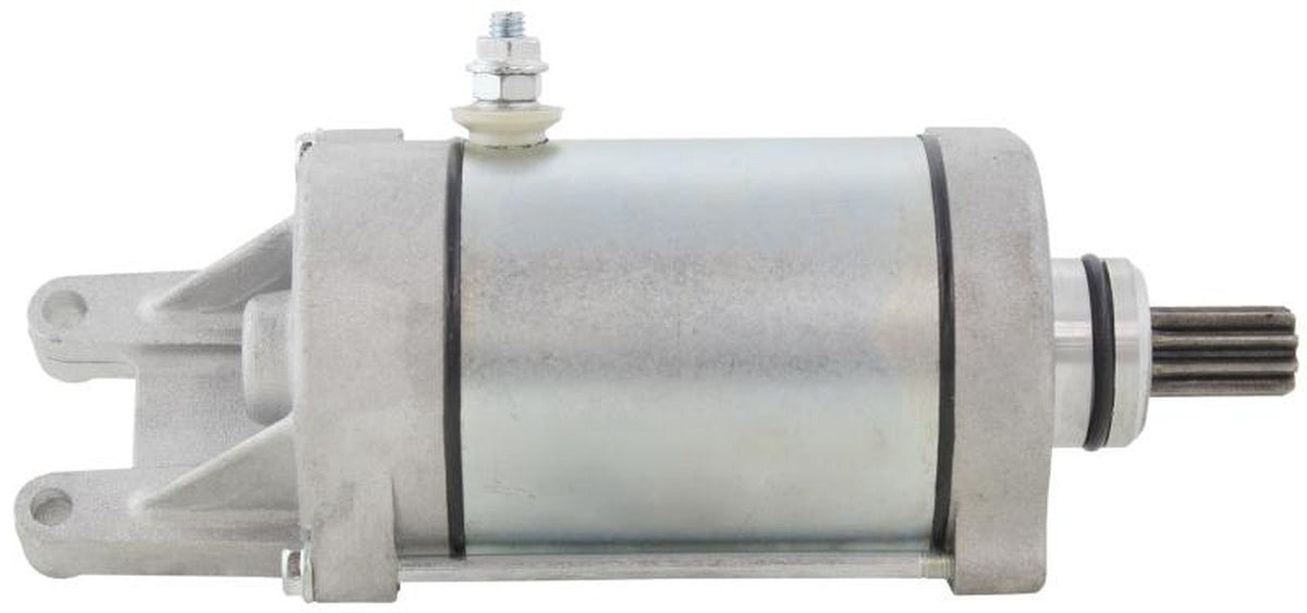 Mitsuba style 12V starter 18641, view 5, replaces 3086240