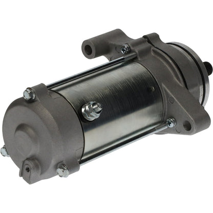 Mitsuba style 12V starter 18676, view 3, replaces 31200-MCA-003