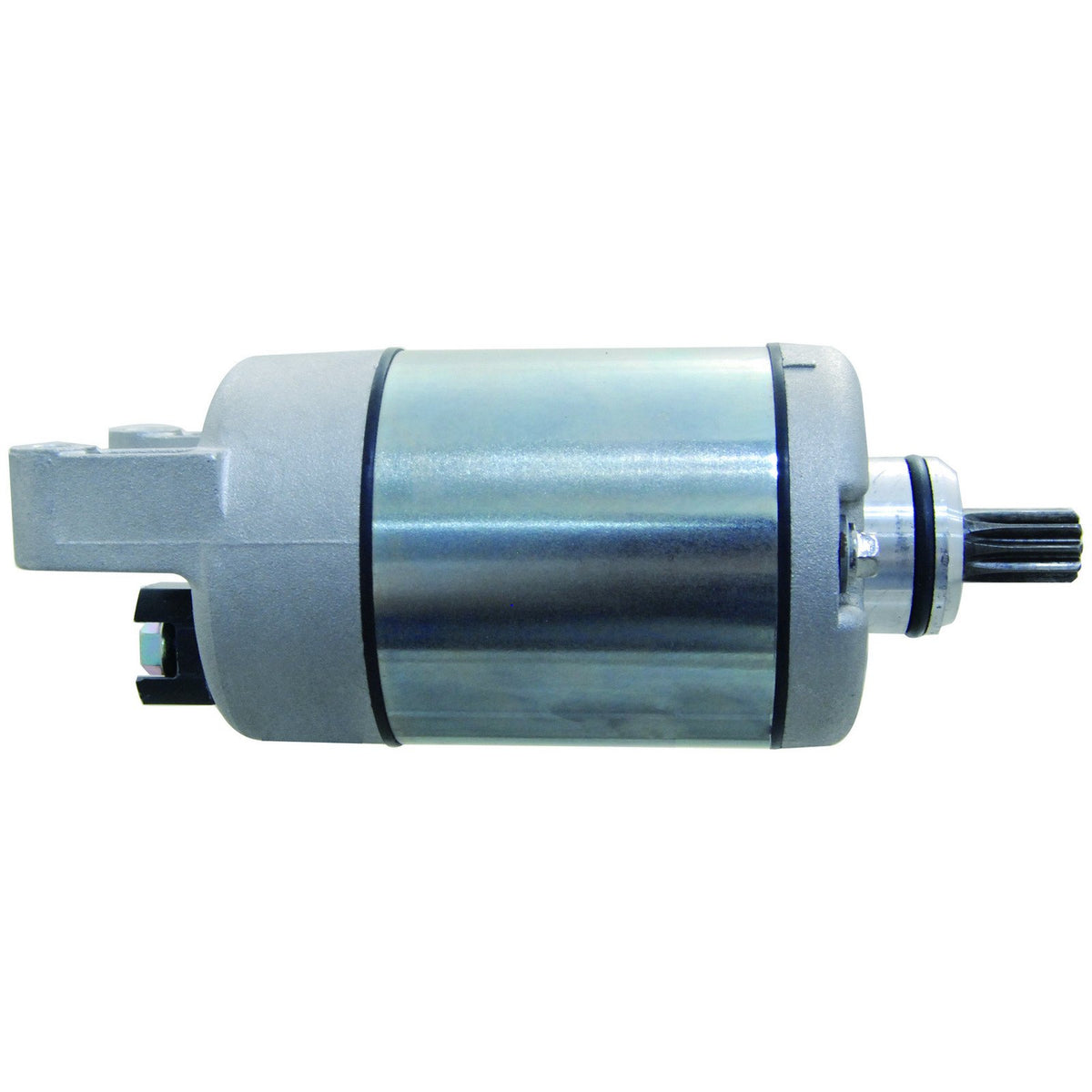 Mitsuba style 12V starter 19643, view 7, replaces 31200-MEW-922