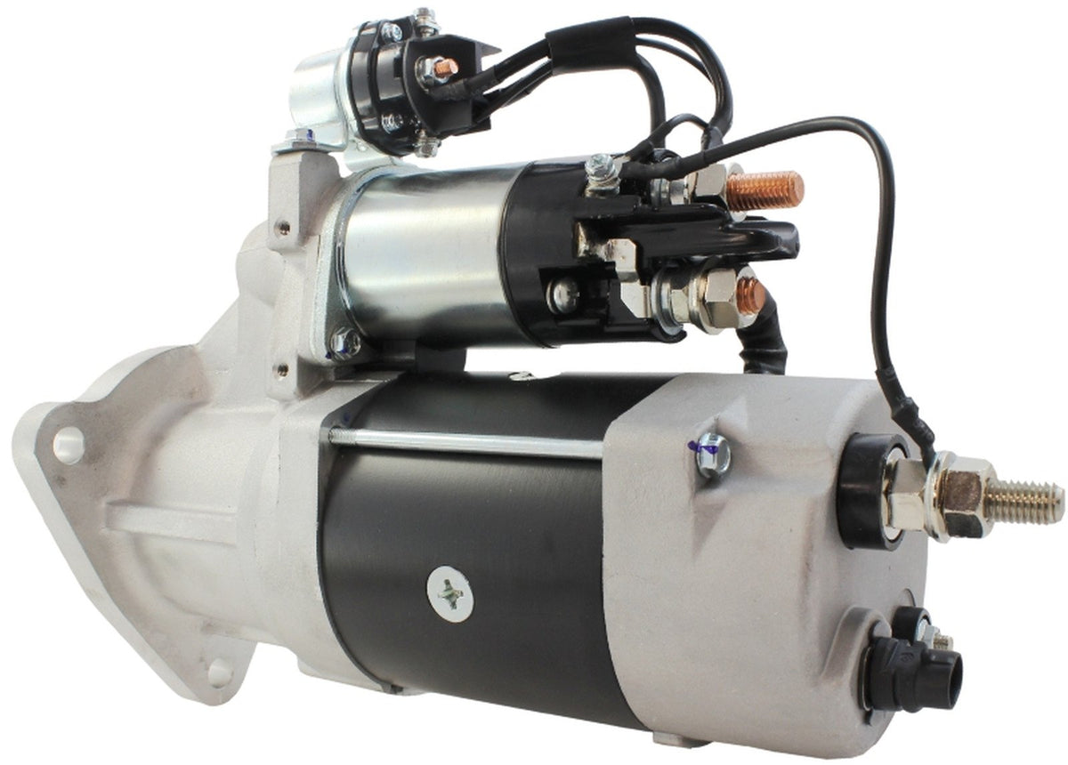 12V starter 34010 for Detroit Diesel DD16, replaces 8201004, 9TA0579, 61000704, 61002714