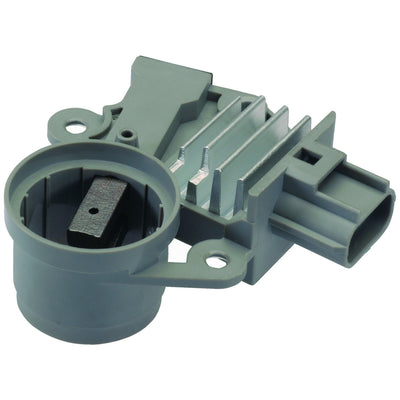 Voltage Regulator for Ford Mercury 12 Volt A Circuit I D A Terminals 14.4 Vset Gray w/ Green Cover F605