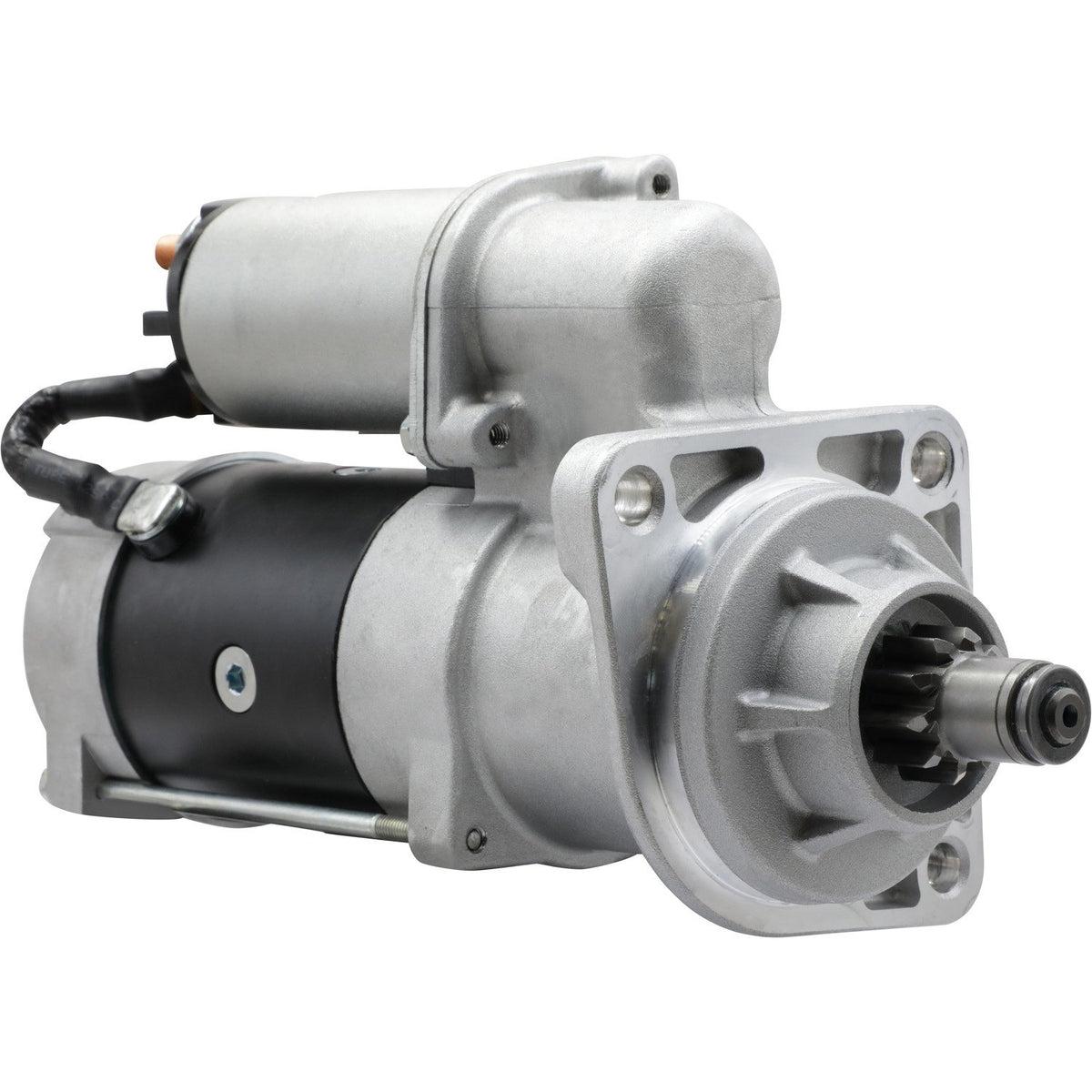 Genuine Delco Remy starter 19011400 for Cummins B5.9G, replaces AZE4253, AZJ3466, LES0479, 35259620