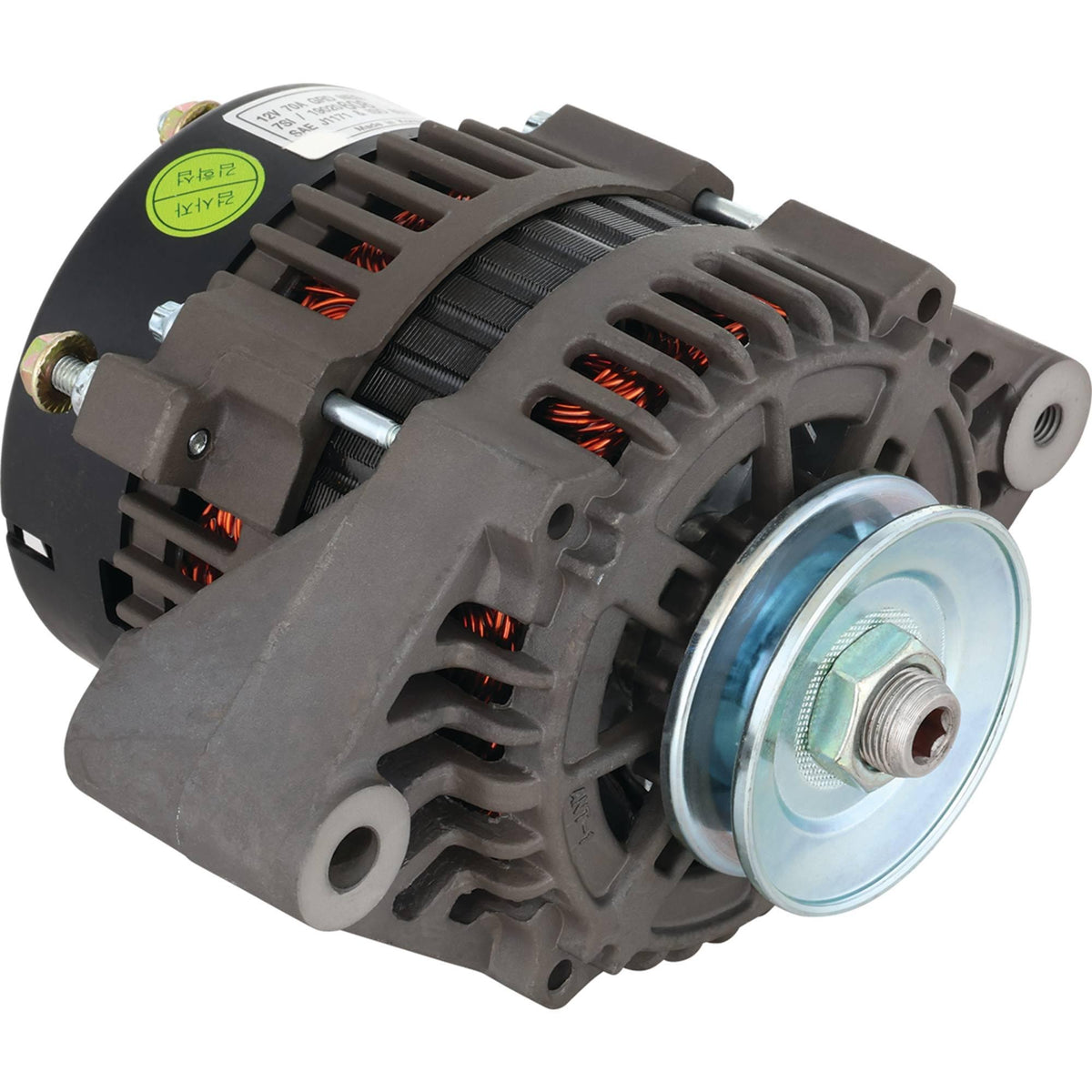 Genuine Delco Remy alternator 19020608 for Crusader 350, 496 and Pleasurecraft, replaces 580026830, RA097007B, 8M6007460