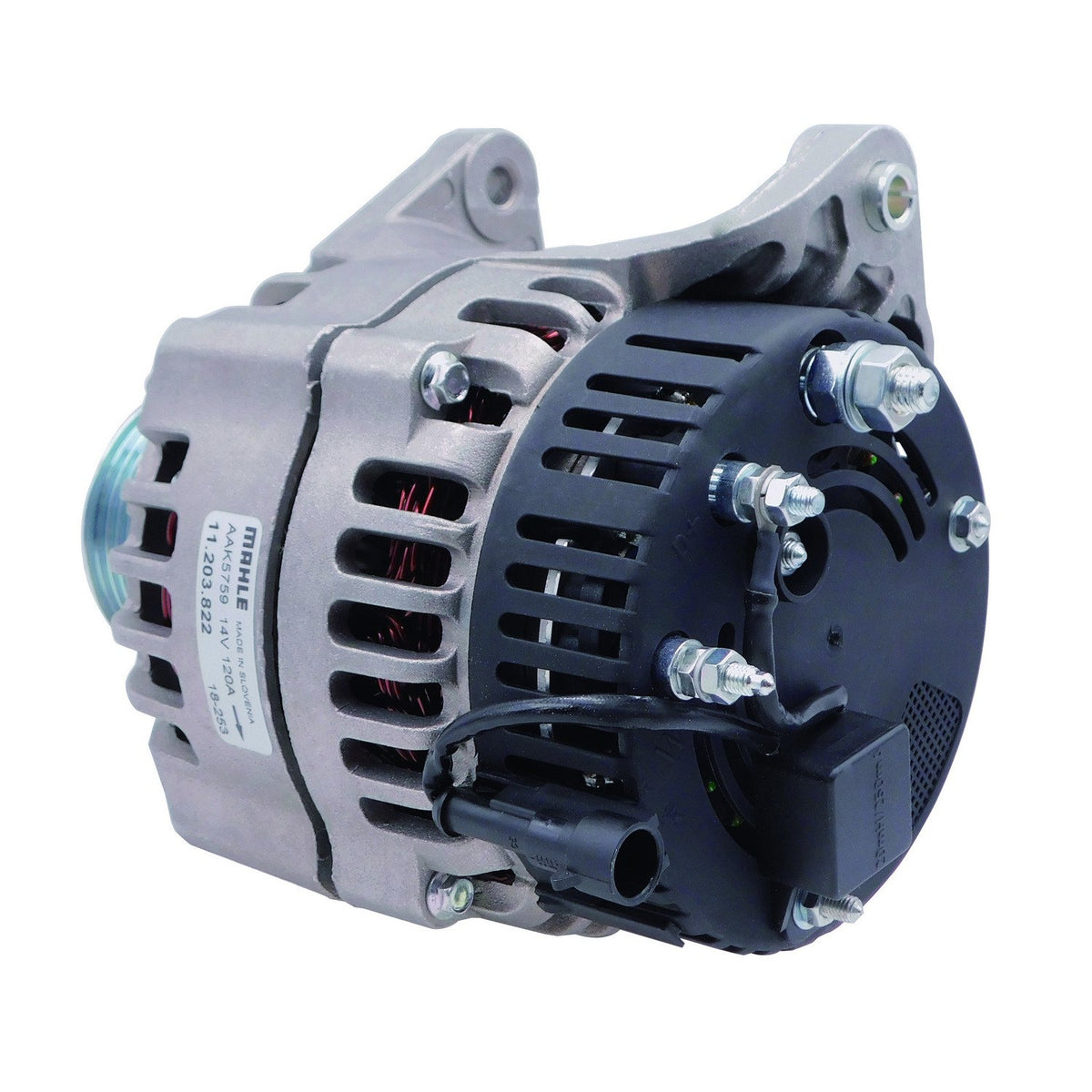 Genuine Mahle alternator MG286 for FPT F5G, replaces AAK5759, AAK5763, LEA1183, 82020011